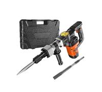 Taladro Percutor Martillo De Demolición Eléctrico De 1400 W, Martillo Neumático De Alta Resistencia, Martillo Rompedor De Hormigón De 2900 BPM, 2 Cinceles Y Brocas For Astillado