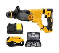 Taladro Percutor Martillo Eléctrico De 20 V, Batería De 5,0 Ah, Juego De Taladros For Sitios De Construcción, Perforaciones De Paredes, Herramienta Eléctrica(S4)