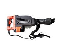 Taladro Percutor, Pico eléctrico de alta potencia tipo 65, multiusos, for demolición de muros industriales, ranurado, impacto, pico hexagonal de alta resistencia.