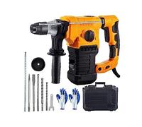 Taladro percutor rotativo de 1500W, perforación máxima, 32mm, SDS Plus, martillo neumático de demolición, perforador de hormigón eléctrico de 4 modos Herramientas eléctricas, de jardín y manuales
