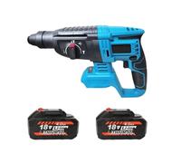 Taladro Percutor Rotativo De 18 V, Selector 4 Modos, Eléctrico Inalámbrico Sin Escobillas Con Batería Alta Capacidad De PerforacióN(2 Batteries)
