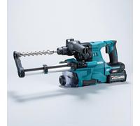 Taladro percutor rotativo Makita HR011GZKV 40Vmax 28 mm con recolección de...
