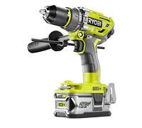 Taladro percutor sin escobillas de 18V con 2 baterías incluidas