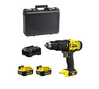 Taladro Percutor STANLEY FatMax SFMCD711M2K (2 Baterías de 4,0 Ah + Cargador + Maletín)