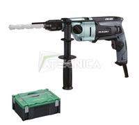 Taladro percutor Hikoki DV22VW4 - 1120W - 2 velocidades - Portabrocas 13 mm - Incluye maletín