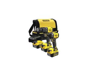 Taladro Stanley - SFMCK461D2S-QW - COMBO V20: Taladro Percutor BRUSHLESS + Atornillador de Impacto BRUSHLESS