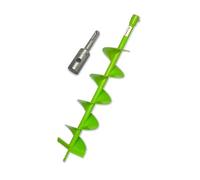 Taladro WERHE® profesional robusto para perforadora 150 mm con adaptador SDS Plus - para pilotes y pozo punta de precisión