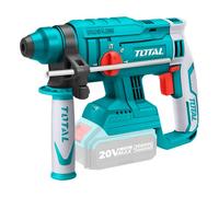 Taladro y cincelador a batería TOTAL, SDS Plus, sin escobillas, 20 V Li-ion, 2000 mAh, 1,5 J, sin batería ni cargador, industrial TRHLI2201