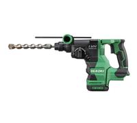 Taladro y cincelador inalámbrico HIKOKI de 18 V sin escobillas de 3,2 J (SDS-plus) con 3 modos para perforar hormigón hasta 26 mm DH1826DAW3Z