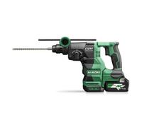 Taladro y cincelador inalámbrico HIKOKI de 18 V sin escobillas de 3,2 J (SDS-plus) con 3 modos para perforar hormigón hasta 26 mm DH1826DAWPZ