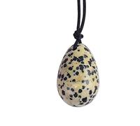Taladro Yoni Egg 30 * 20mm Natural Jade Masajeador Cristal Piedra,dalmatian Jasper