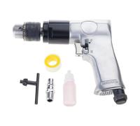 Taladros angulares Potencia Derecha Pistola de perforación neumática Taladro de aire reversible 1800 RPM Lijado positivo y negativo