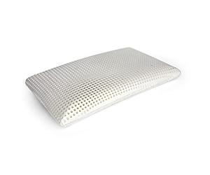 Talamo Italia Pillow for Bed, 100% Made in Italy, Ergonomic Soap Pillow in Perforated Memory Foam, Hypoallergenic and Breathable, 70x40xh12 cm