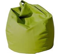 Talamo Italia Pouf Abisso, Poltrona Multiuso, Poltroncina sacco, Pouf poggiapiedi, Made in Italy, 70x70 h110 cm, Verde