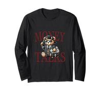 Talas de dinero - Funny Boss Bear With Business Vibes Manga Larga