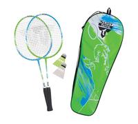 Talbot-Torro 2-Attacker Junior | Set de bádminton Infantil | 2 Raquetas acortadas 53 cm | Incluye 2 Volantes y Bolsa de Transporte | Ideal para Principiantes y Juego recreativo
