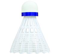 Schildkröt Talbot-Torro Badminton Volantes Tech 350, Lata 3 Piezas, Nylon, Blanco, Velocidad: Azul/Mediano, 479112