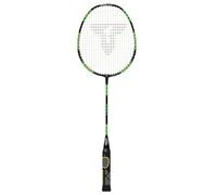 Talbot Torro Raqueta de Aprendizaje de Badminton ELI Teen, Longitud Acortada 63 cm, Mango de Aprendizaje, Cabeza Isométrica, Amarillo/Negro, 419614