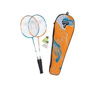 Talbot Torro Juego de Badminton 2-Attacker, 2 Raquetas, 2 Volantes, en una Valiosa Bolsa, 449411, Naranja, 68 x 22 x 6 cm