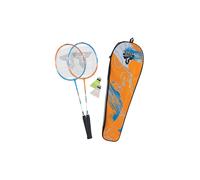 Talbot Torro Juego de Badminton 2-Attacker, 2 Raquetas, 2 Volantes, en una Valiosa Bolsa, 449411, Naranja, 68 x 22 x 6 cm