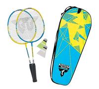 Talbot Torro Set de Badminton 2-Attacker Junior, 2 Raquetas Acortadas 53 cm, 2 Volantes, en una Bolsa, 449501