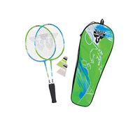 Talbot Torro Set de Badminton 2-Attacker Junior, para Niños, 2 Raquetas Acortadas 53 cm, 2 Volantes, en una Bolsa Preciosa, 449410