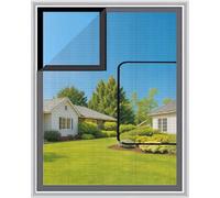 TALCON Protector de ventana para gatos y mascotas con cremallera, red autoadhesiva, mosquiteras sin taladrar para ventanas, mantiene el aire circulando, malla de ventana para gatos
