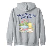 Tale As Old As Time Floral Bookshop Romántico Sudadera con Capucha