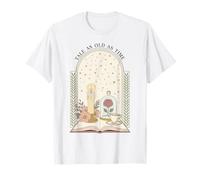 Tale As Old As Time Rose Vela y Libro Camiseta
