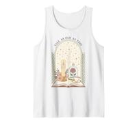 Tale As Old As Time Rose Vela y Libro Camiseta sin Mangas