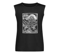 Tale from The Crypt Horror Movie Mens Black Sleeveless T-Shirt Graphic Tee Impreso Unisex Chaleco Tank Tops Shirt, Negro , M