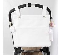 Talega polipiel blanco roto lisa