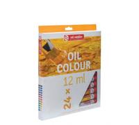 Talens Art Creation Set de pintura al óleo para principiantes con 24 colores (tubos de 12 ml) | Pintura para adultos