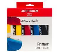 Royal Talens Amsterdam – Pintura acrílica Standard – Set Teoría del Color 5x120 ml