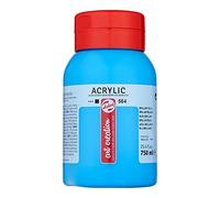 Talens Art Creation Bote de colores acrílicos - Azul brillante 564-750 ml Opaco - Consistencia pastosa - Secado rápido - Acabado sedoso y brillante