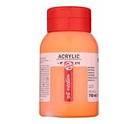 Talens Art Creation Colores acrílicos Anaranjado azo 276 - Semiopaco - Secado rápido - 750 ml - Resistente a la luz - Pintura versátil sobre múltiples superficies