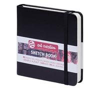 Talens Art Creation Cuaderno de bocetos (80 hojas, 12 x 12 cm), color negro