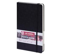 Talens Art Creation Cuaderno de Bocetos Negro | 13 x 21 cm, 140 g, 80 hojas | Cuaderno de Tapa Dura para Lápiz, Pastel, Tinta, Gouache