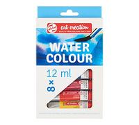 Talens Art Creation Estuche de acuarela de 8 colores (tubos de 12 ml) | Pintura para adultos