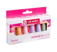 Talens Art Creation Juego de colores acrílicos pastel | 6 x 12 ml