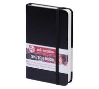 Talens Art Creation Paper - Negro Sketchbook 9x14cm 140g 80 Hojas - Papel de dibujo sin ácido para lápiz Pastel Acrílicos Tinta Carboncillo