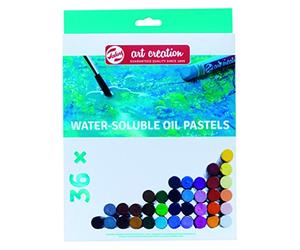 Talens Art Creation Set de pasteles al óleo solubles en agua con 36 colores | Pasteles solubles en agua