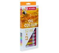 Talens Art Creation Set de pintura al óleo para principiantes con 12 colores (tubos de 12 ml) | Pintura para adultos