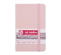 Talens Art Creation Sketchbook 9x14cm Rosa Pastel - 80 Hojas 140g Papel sin ácido - Ideal para lápiz tinta carboncillo acrílicos