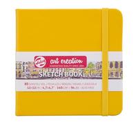 Talens Art Creation - Cuaderno de bocetos (80 hojas, 12 x 12 cm), color amarillo dorado