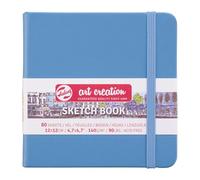 Royal Talens Cuaderno de bocetos Talens Art Creation – 12 x 12 cm, 140 g, 80 hojas, azul