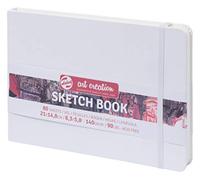 Talens Art Creation Sketchbook - Blanco 14,8x21 cm - Papel sin ácido 140 g - 80 hojas - Ideal para lápiz, pastel, acrílico, témpera, tinta y carboncillo