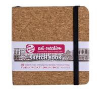 Talens Art Creation Cuaderno Bocetos Corcho | 12 x 12 cm, 140 g, 80 Hojas (9314054M)