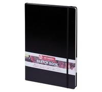 Talens Art Creation - Sketchbook Negro 21x29.7cm 140g - 80 Hojas Sin Acido - Ideal para Lápiz Pastel Tinta Acrílica