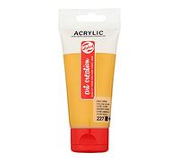 Talens Art Creation Tubo de colores acrílicos 75 ml - Ocre amarillo 227 - Opaco, resistente a la luz, brillo sedoso
